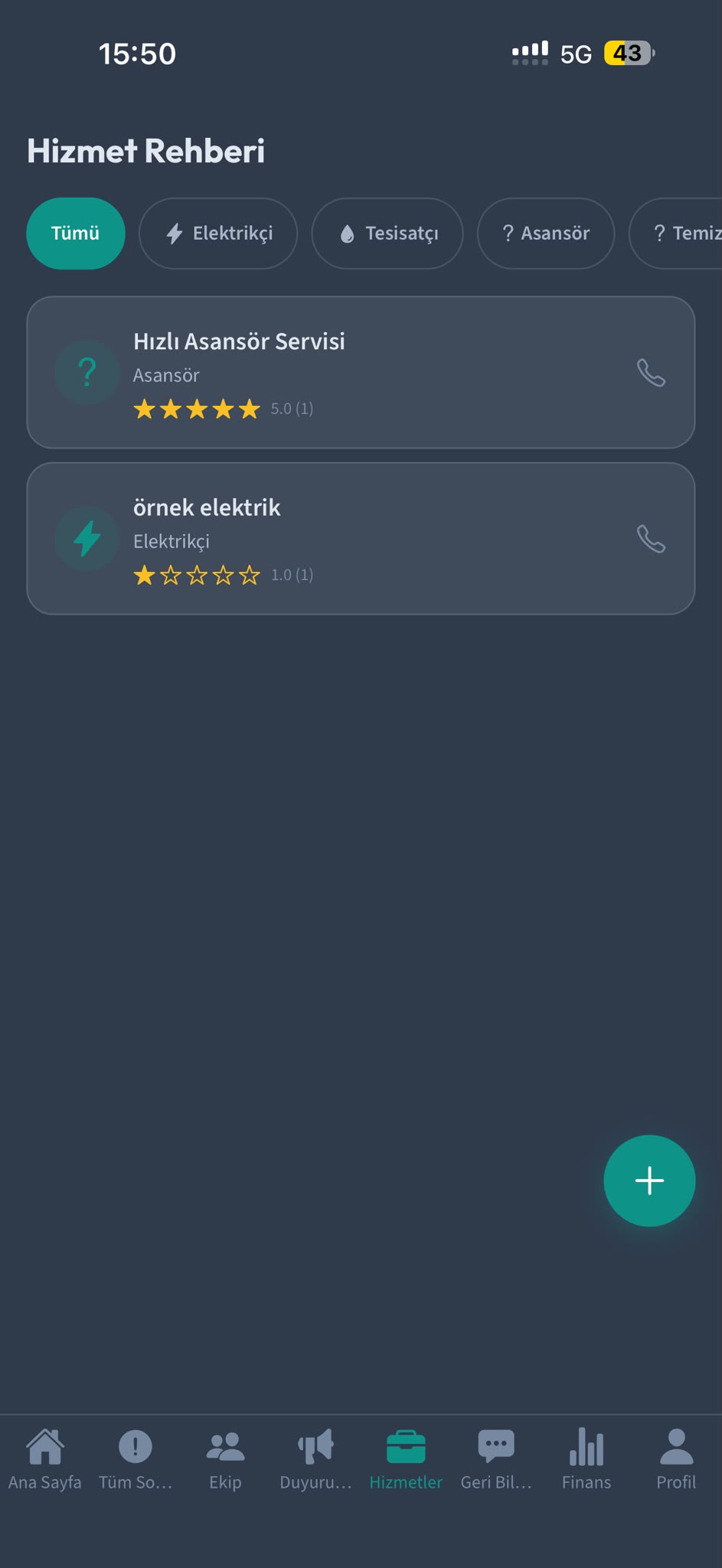 Service Directory