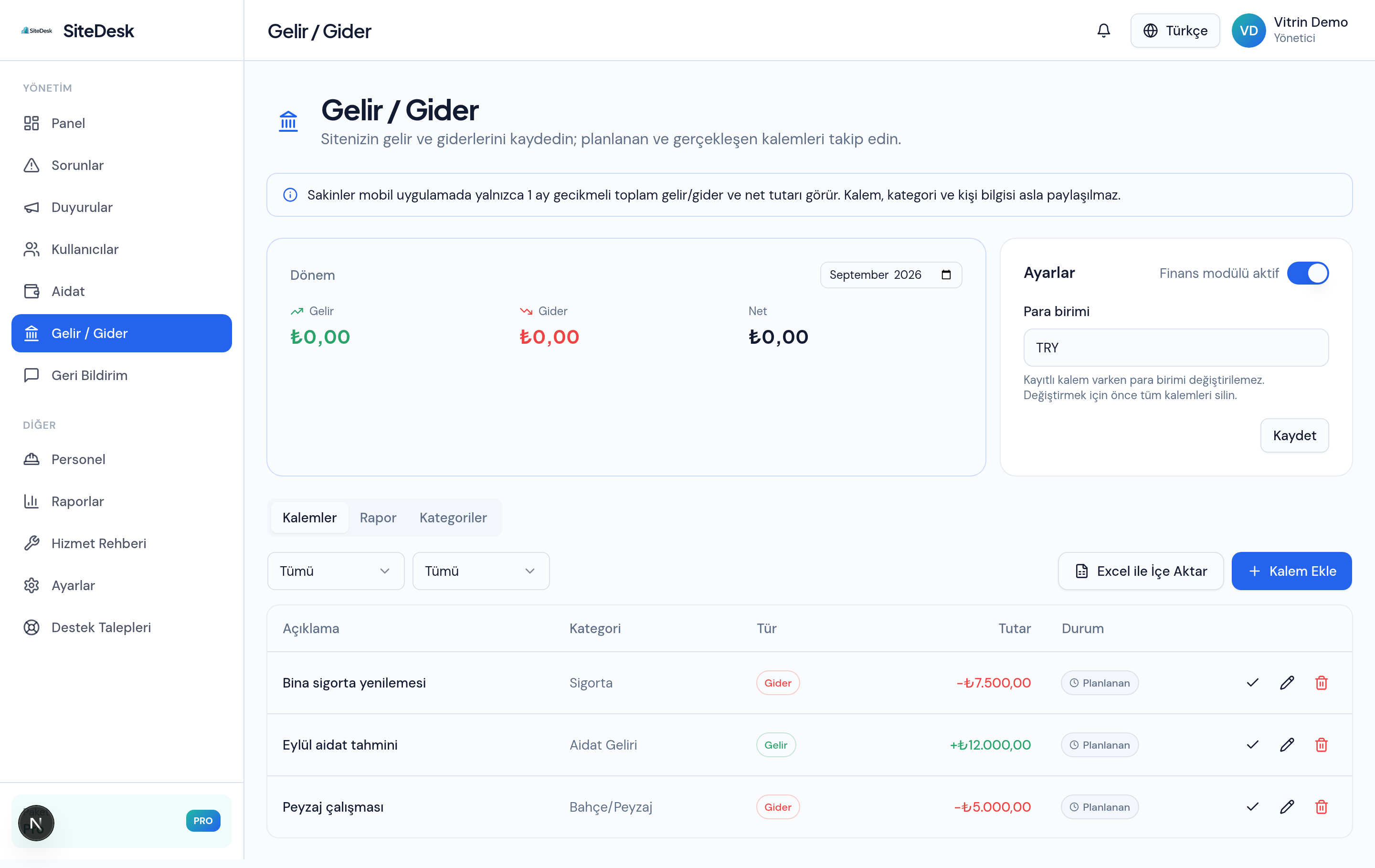 Income-Expense Management
